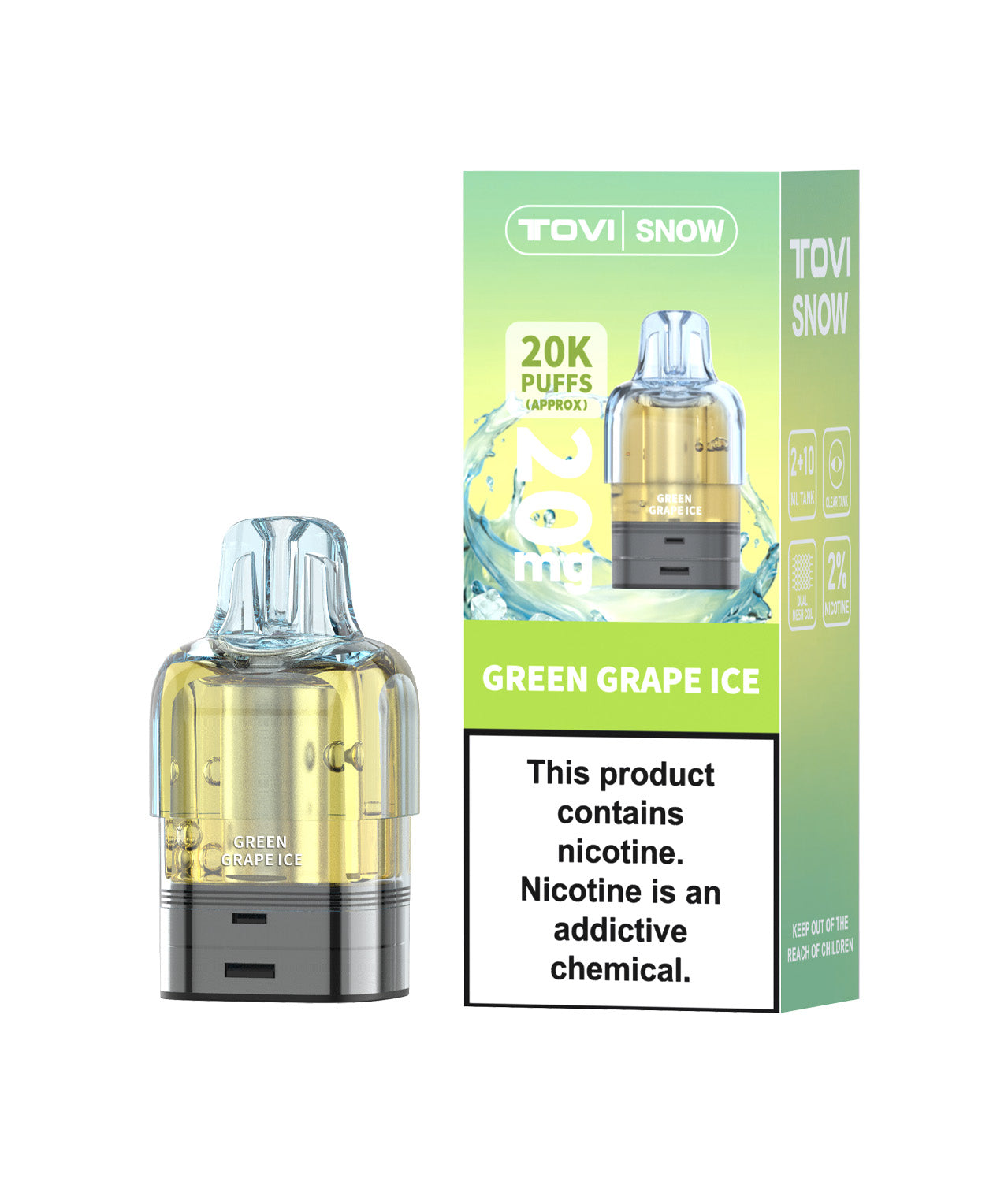 TOVISNOW-ICEMAXI 20K Puffs 冰爆系列-青提冰(Green Grape Ice)