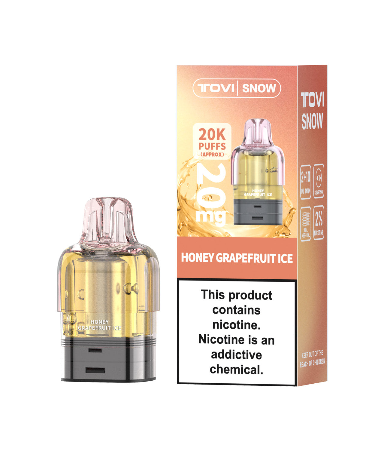 TOVISNOW-ICEMAXI 20K Puffs 冰爆系列-蜂蜜柚子茶(Honey Grapefruit )