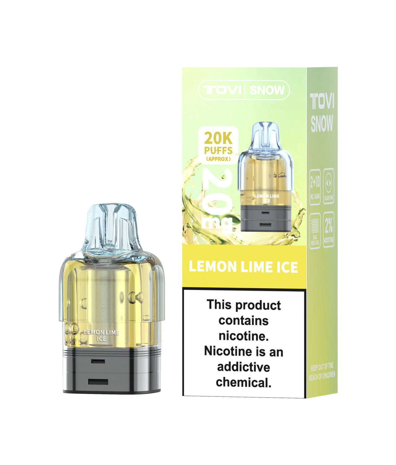 TOVISNOW-ICEMAXI 20K Puffs 冰爆系列-暴打柠柠(Lemon Lime Ice )