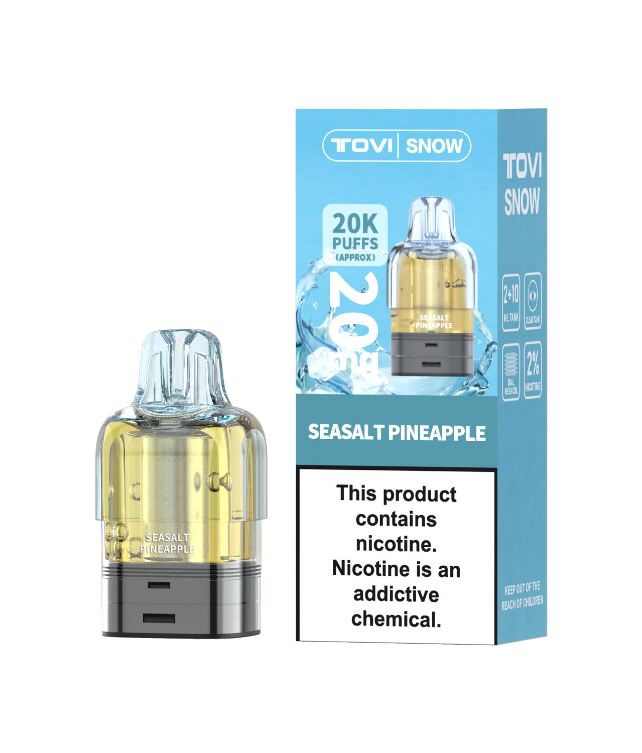 TOVISNOW-ICEMAXI 20K Puffs 冰爆系列-海盐菠萝(Seasalt Pineapple )