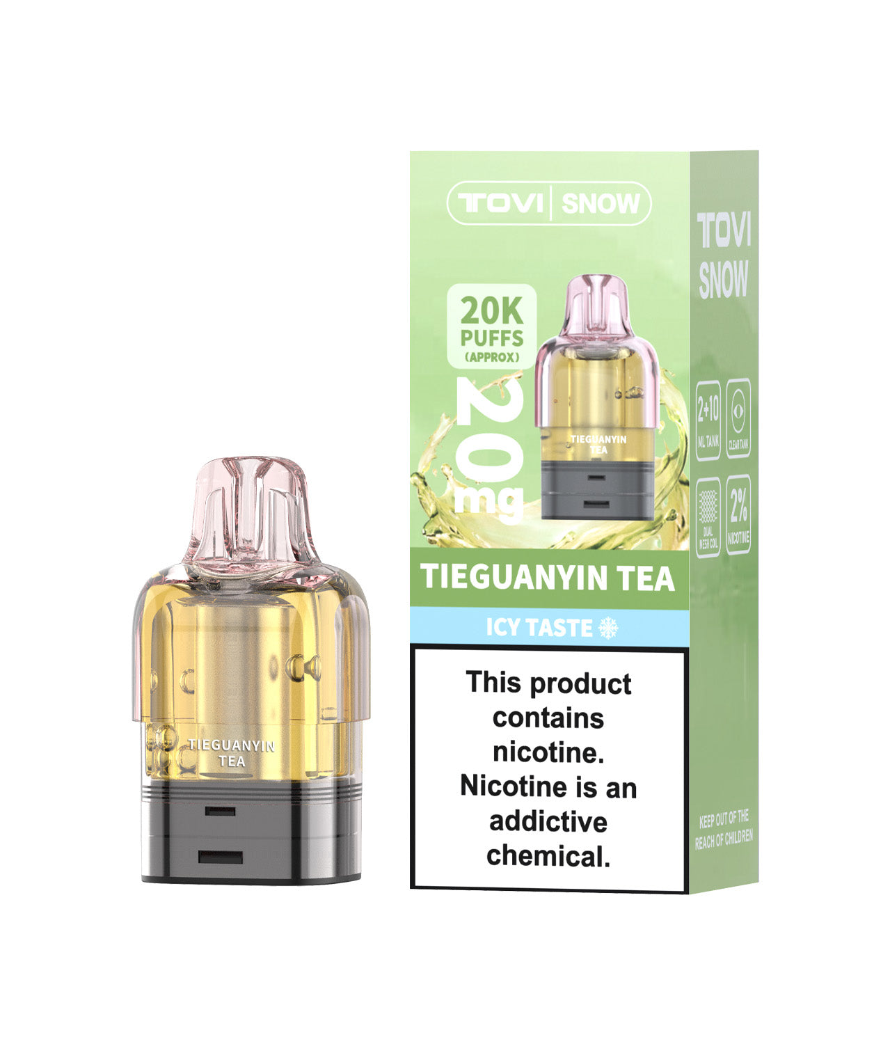 TOVISNOW-ICEMAXI 20K Puffs 冰爆系列-铁观音(TIEGUANYIN TEA)