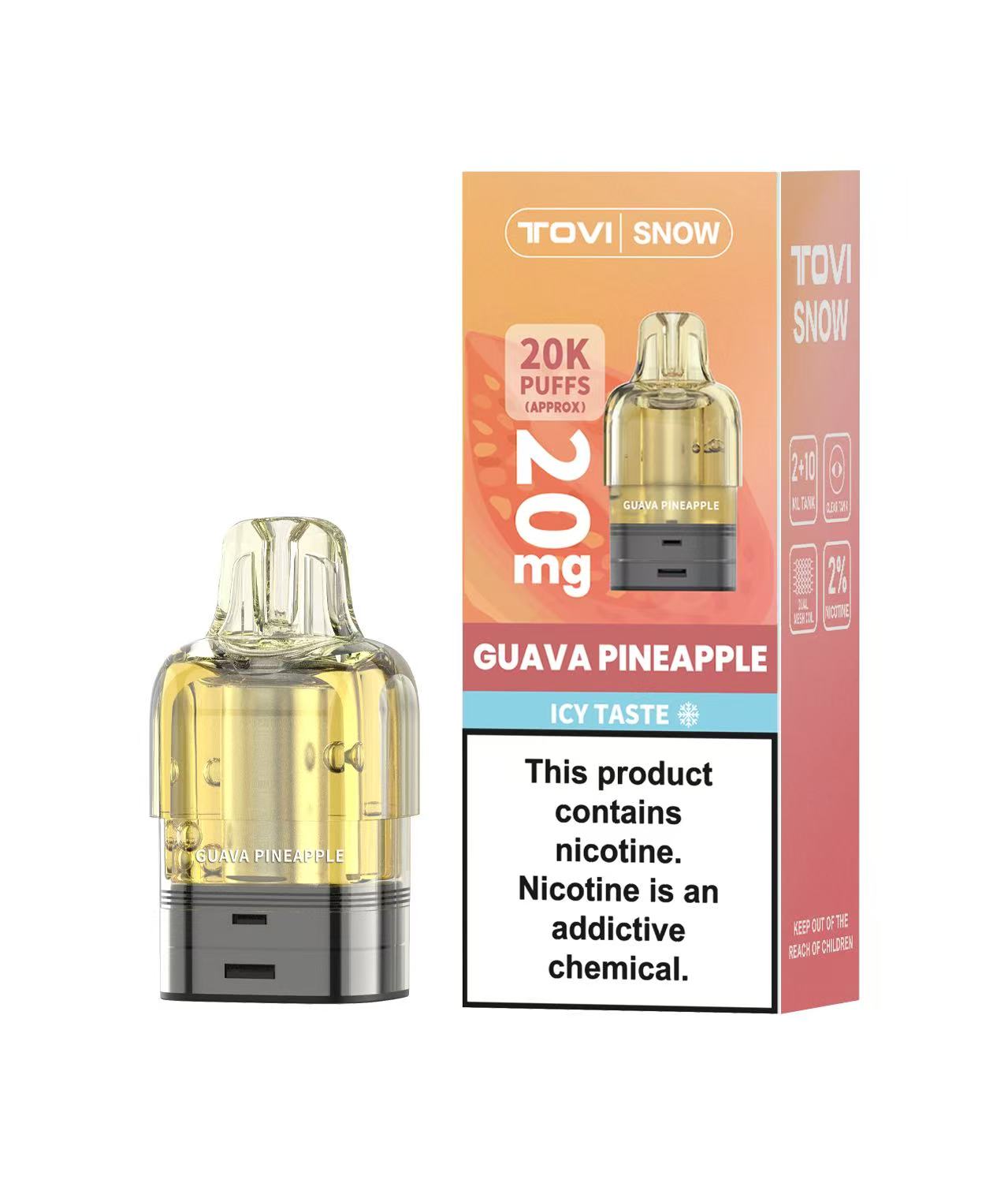 TOVISNOW-ICEMAXI 20K Puffs 冰爆系列-金凤梨芭乐(Guava Pineapple )