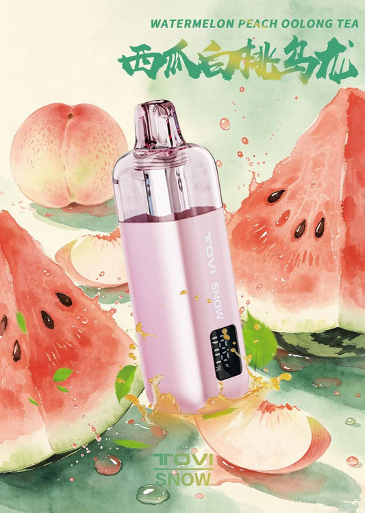 TOVISNOW-ICEMAXI 20K Puffs 冰爆系列-西瓜白桃茉莉（Watermelon Peach Oolong Tea ）
