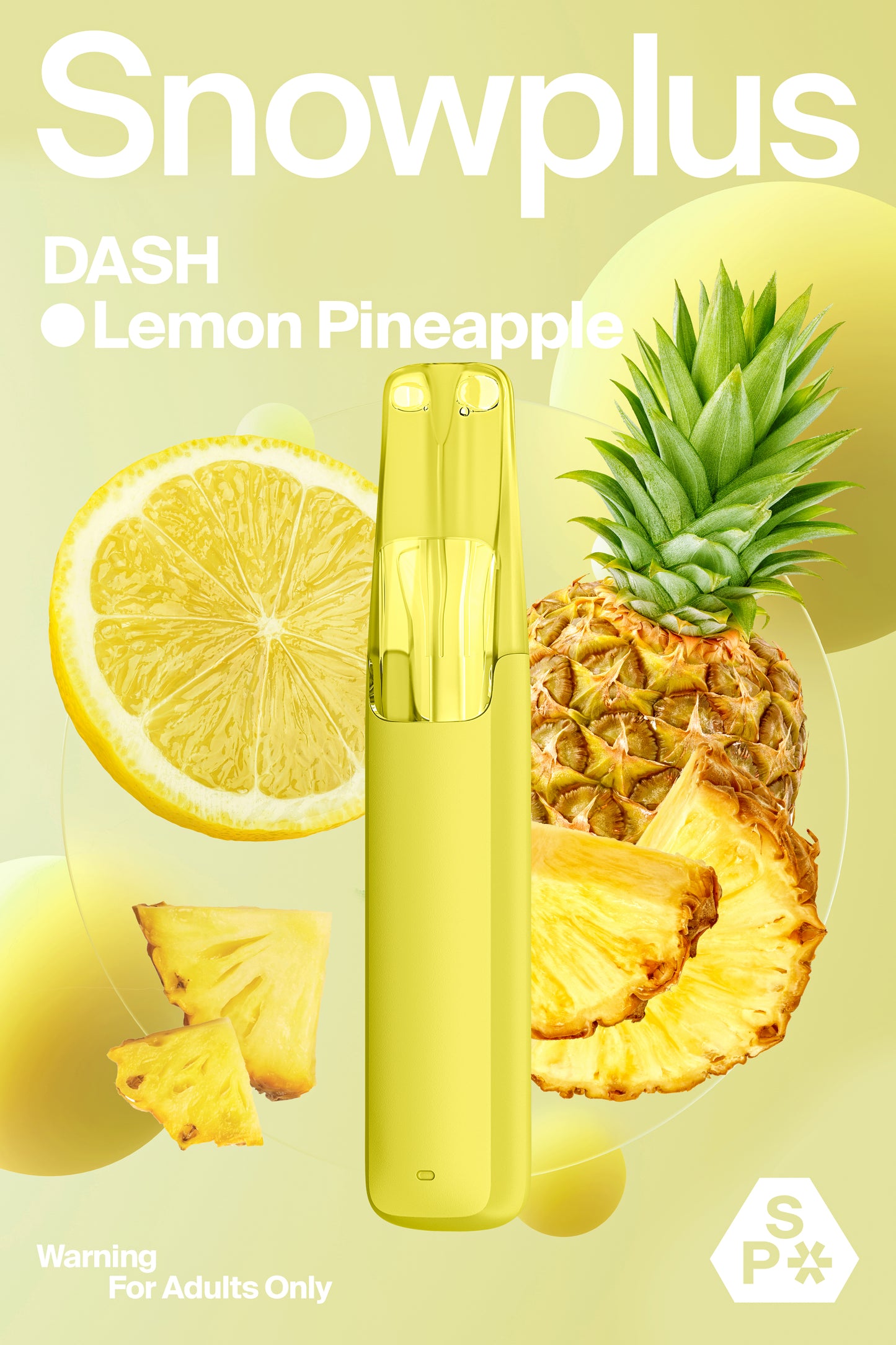 鸭嘴兽 Snowplus-Pineapple Ice 柠檬菠萝