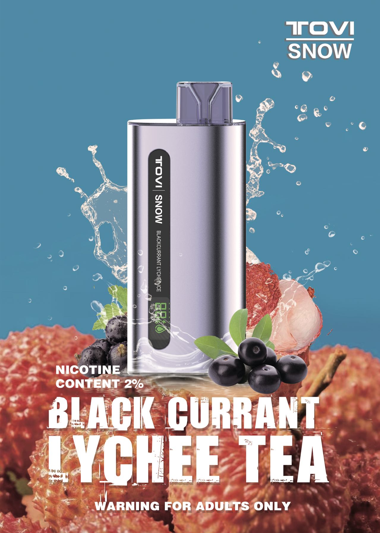 TOVISNOW-BLACK CURRANT LYCHEE TEA （荔枝黑加仑）