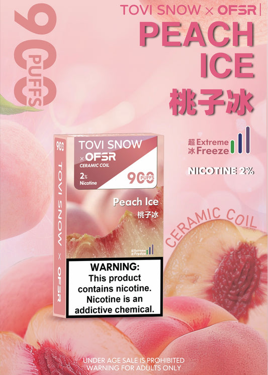 ToviSnow 替换弹 Peach Ice 水蜜桃冰 （2颗装）