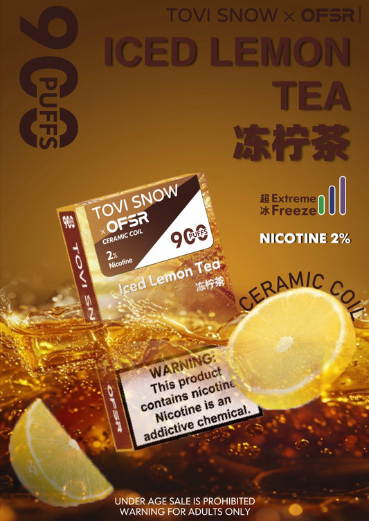 ToviSnow 替换弹 Lemon Ice Tea 港式冻柠茶 （2颗装）