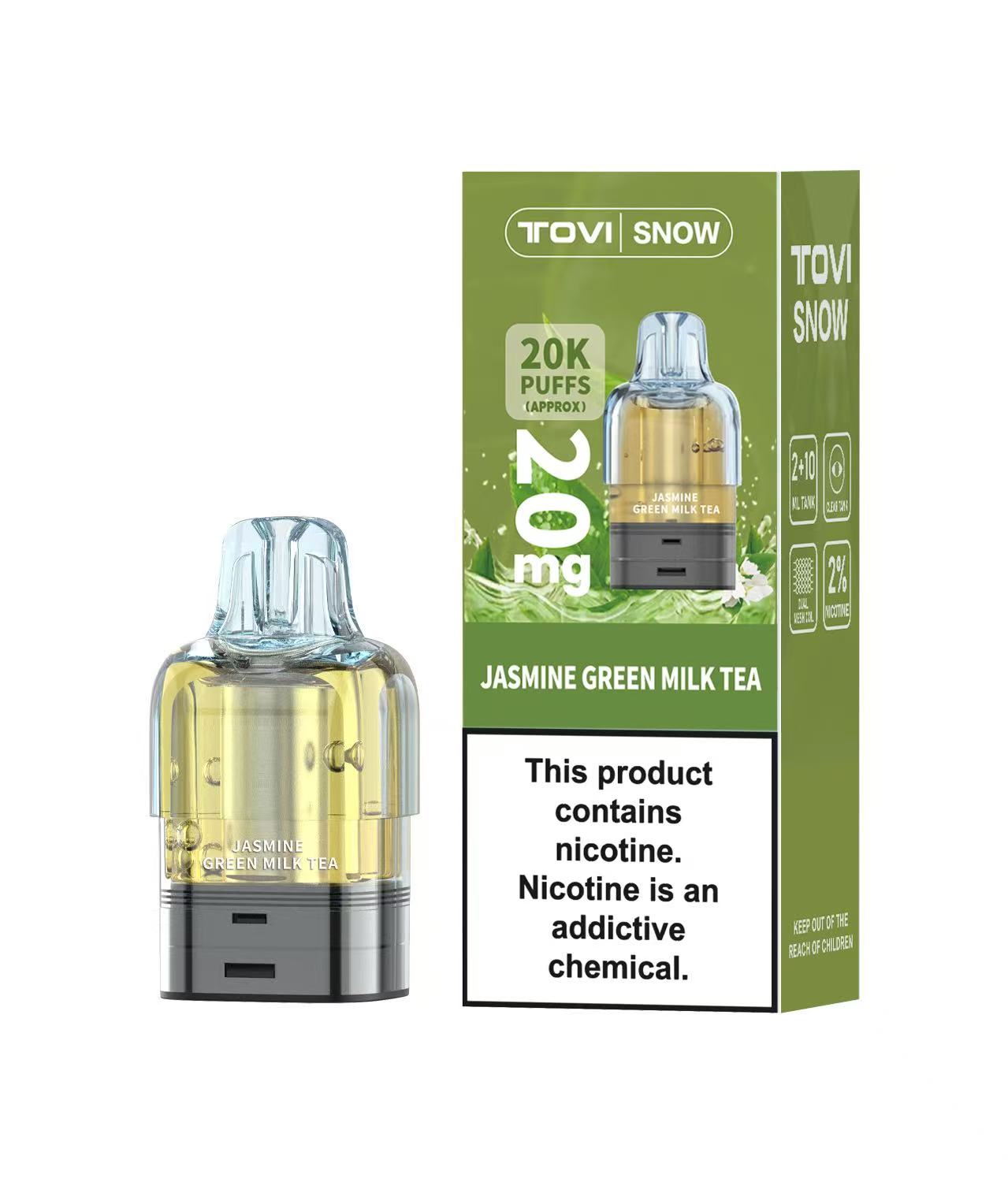 TOVISNOW-ICEMAXI 20K Puffs 冰爆系列-伯牙绝弦（Jasmine Milk Tea ）