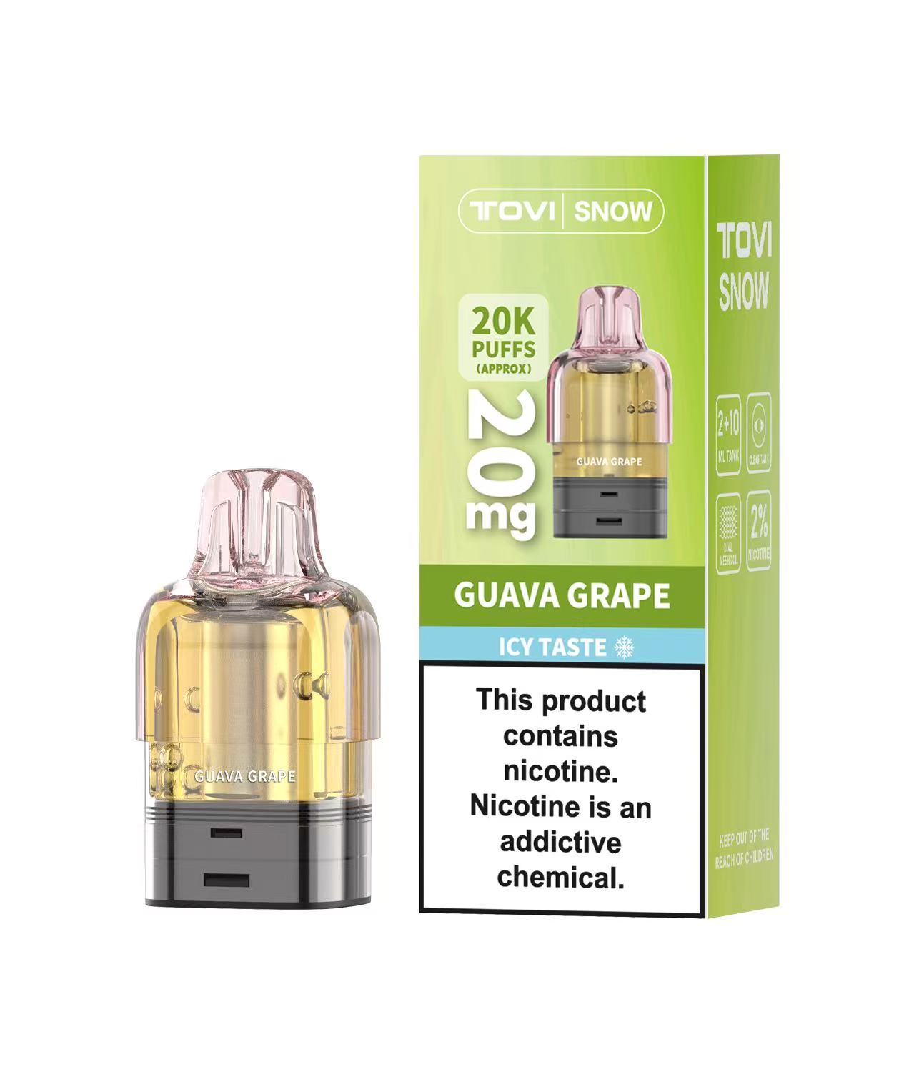 TOVISNOW-ICEMAXI 20K Puffs 冰爆系列-青提粉芭（Guava Grape ）