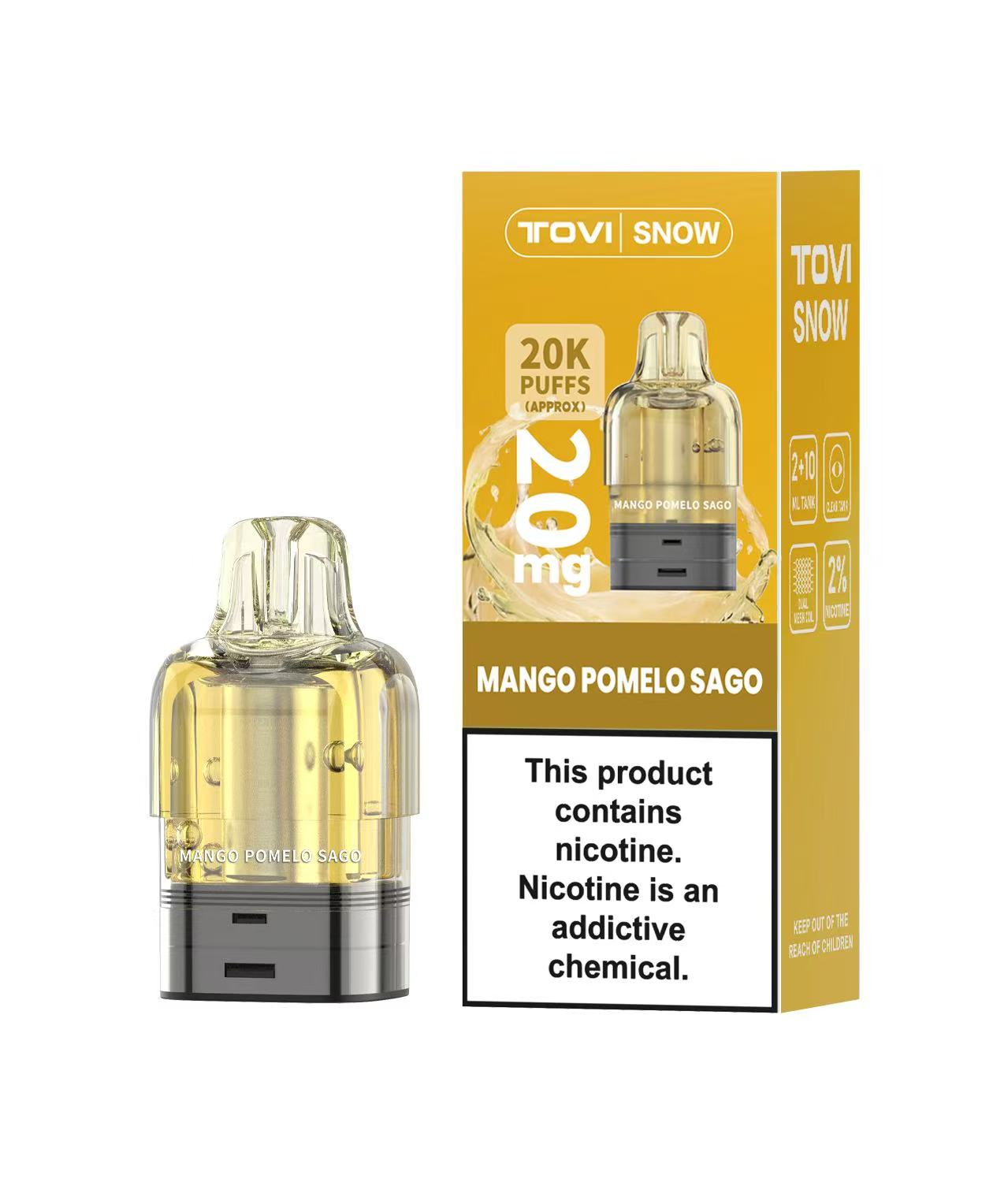 TOVISNOW-ICEMAXI 20K Puffs 冰爆系列-杨枝甘露（Mango Pomelo Sago ）